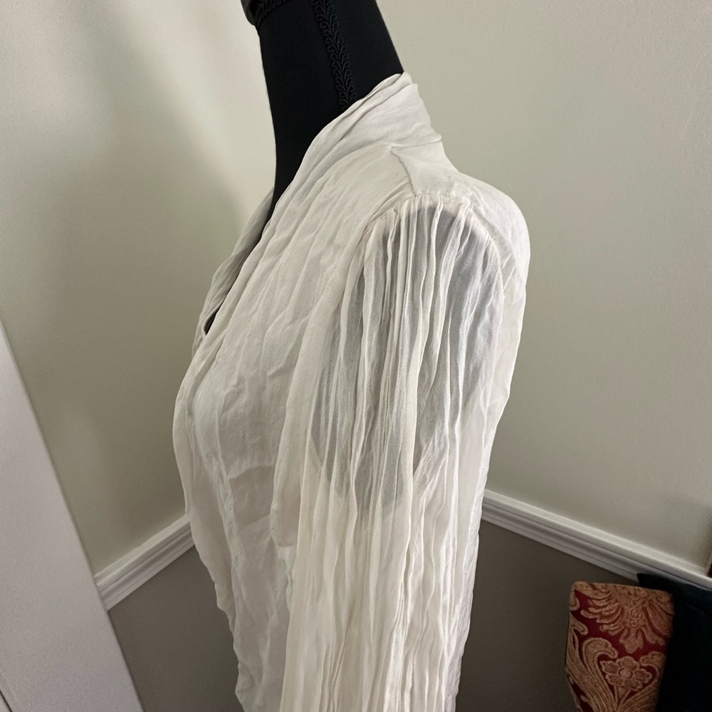 Carla Conti Cream Sequin Blouse - Picture 9 of 15